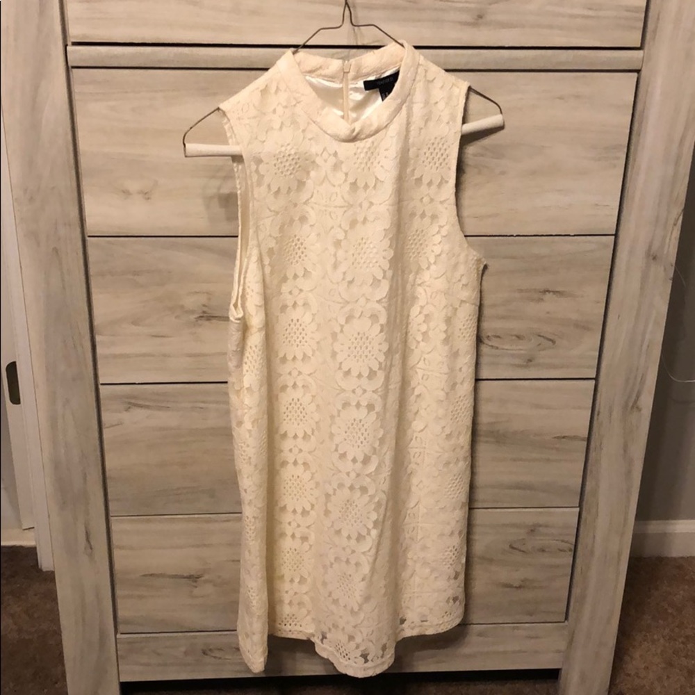White lace dress